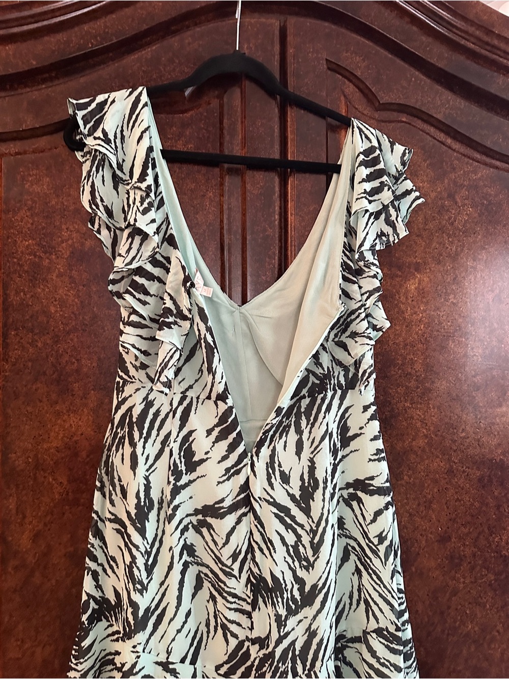 Wayf Ruffled High-Low Maxi Dress - Picture 5 of 5